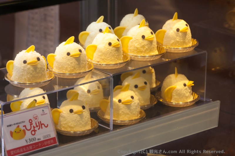 店頭に並ぶぴよりん