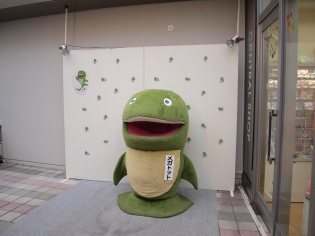 ぬいぐるみがお出迎え
