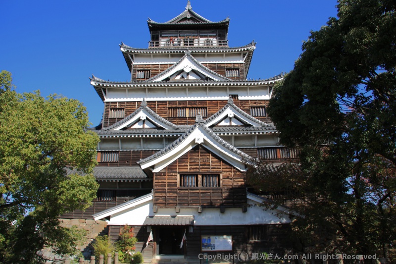 広島城入口