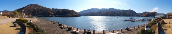 相模湖公園のパノラマ写真