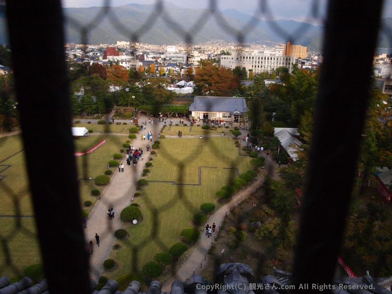 天守閣からの景色