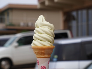 梨ソフトクリーム