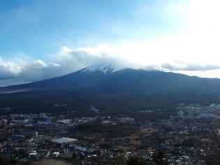 山頂「富士見台駅」からの眺め